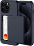 ???????? ?????? iPhone 15 Pro Max Case with Card Holder - Wireless Charging Compatible iPhone 15 Pro Max Wallet Case with Hidden Card Slot for Men...