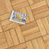 iLAND Varnished Dollhouse Flooring on 1:12 scale, Dollhouse Floor boards of Bamboo, Buy 2 at Half Cost! (Rectangular 48pcs)...