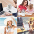 AICase Handheld Portable Mini Fan Small Battery Operated Fan 6 in 1 Personal Fan 3000 mAh USB Rechargeable,3 Speed Adjustable,Neck lanyard for Off...