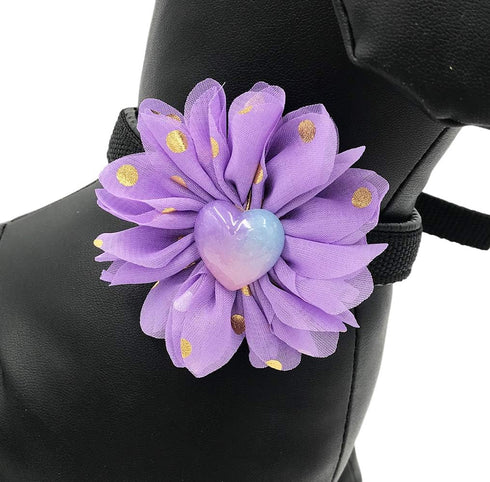 PET SHOW Dog Charms Flower Collar Accessories For Cat Puppy Collars Dogs Bowtie Grooming Pack of 8...