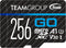 TEAMGROUP GO Card 256GB Micro SDXC UHS-I U3 V30 4K for GoPro & Action Cameras High Speed Flash Memory Card with Adapter for Outdoor, Sports, 4K Sh...