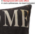 TRENDIN Decorative Throw Pillow Cover 20x12 inch Rustic Look Black Welcome to Our Porch Cushion Case Rectangular Shape PL347TR...