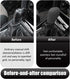 2 PCS Car Silky Smooth Gear Shift Head Cover, Elastic Anti-Stretch Silicone Open Gear Knob Decorative Protective Cover, Modification Replacement A...