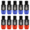 4-Pole 4Pin NL4FC Connector Ohm Plug Speaker Audio Cable Plug Adapter Compatible with Neutrik Speakon NL4FC, NL4FX, NL2FC (5pcs Orange + 5pcs Blue...