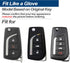 Fit for Toyota RAV4 Camry Corolla 4Runner C-HR Avalon Sequoia Sienna Yaris Tacoma Highlander TPU Key Fob Cover Case Shell Holder Protector Sleeve ...