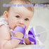 NCVI Baby Silicone Teether Hand Grip for 0-6 Months, Never Drop Baby Sucking Teething Relief Hand Held, Hand Wrist Chewing Teether Toys Mitten for...