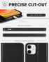 TUCCH Wallet Case for iPhone 12 Pro/iPhone 12 5G, Premium PU Leather Flip Folio Cover with Card Slot, Stand Book Design [Shockproof TPU Interior C...