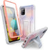 ExoGuard Samsung Galaxy A51 5G Case, Rubber Shockproof Heavy Duty Case with Screen Protector for Samsung A51 5G Phone, Built-in Kickstand (Mew)...