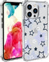 Cute Star Phone Case for iPhone 11 Star Case Cover Clear Phone Case w/Four Corner Reinforced Shockproof Girly Women Phone Cover Transparent Preppy...
