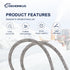 585416MA 585416 Auger Drive Belt for MTD Murray Craftsman Snow Throwers (1/2" x 38")...