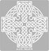 Aleks Melnyk No.38 Metal Journal Stencils, Celtic Knot, Cross, Stainless Steel Irish Stencils 3 PCS, Templates Tool for Wood Burning, Pyrography a...