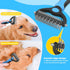 Dog Grooming Brush - Double Sided Dematting Undercoat Rake for Dogs & Cats - Extra Wide Dog Grooming Brush, Pet Brush for Shedding, Cat Brush,Dema...