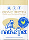 Native Pet Bone Broth for Dogs and Cats – Dog Bone Broth Powder for Dog Food Topper for Picky Eaters – Cat and Dog Broth - Dog Gravy Topper for Dr...