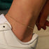 Gold Ankle Bracelets for Women Summer Beach Dainty Layered Shining Tennis Anklet Cubic Zirconia Minimalist Simple Fashion Jewelry Anklet For Women...