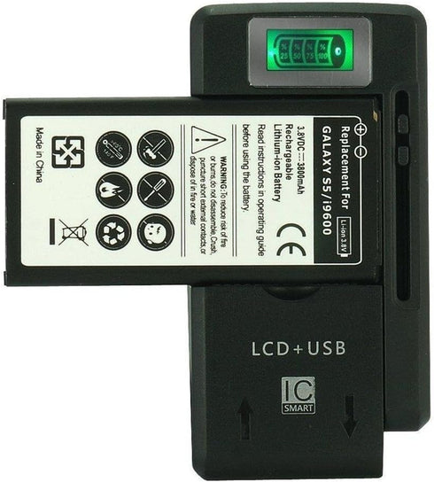 Sfmn® 2016 New Mobile Universal Battery Charger + USB-Port for Smartphone Battery...