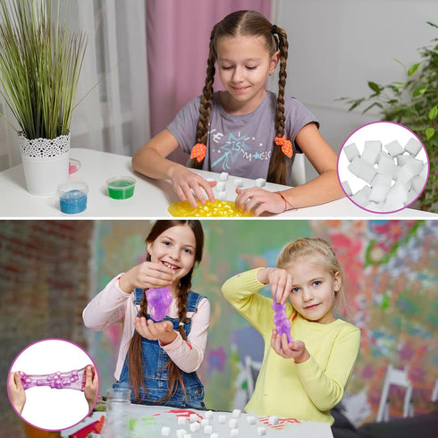 400 Pcs Jelly Cubes Charms Accessories for Boys and Girls, DIY Art Crafts...