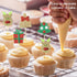 ALISSAR 28-pack Christmas Cupcake Toppers, Glitter Holiday Cake toppers Home Party Decor Christmas Party Supplies Favors...