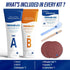 Porcelain Repair Kit, Porcelain Sink Chip Repair Kit White, Sink & Tub Repair Kit, Quickly Fix Chips, Cracks, Holes & Scratchs with Super Adhesion...