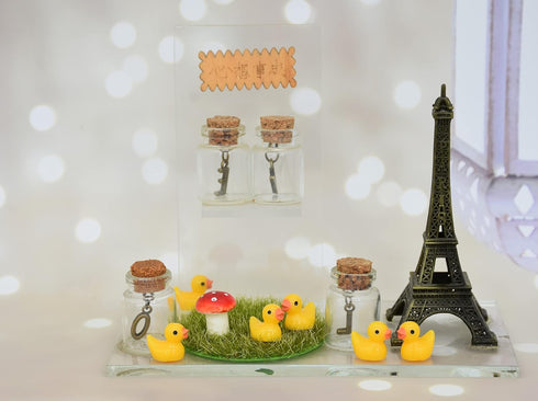 70 Pcs Tiny Ducks Mini Resin Ducks Miniature Ornaments for Slime, Dollhouse, Garden Decoration(Mixed Duck)...