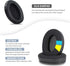 Replacement Cooling-Gel Ear Pads for Sony WH-1000XM4,High-Density, Shock-Absorbing Foam,Ice Silk Fabric (Black)...