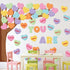 61Pcs Valentine's Day Classroom Bulletin Board Set Classroom Decoration Conversation Candy Heart Tree Cutout with Glue Points for School Wall Door...
