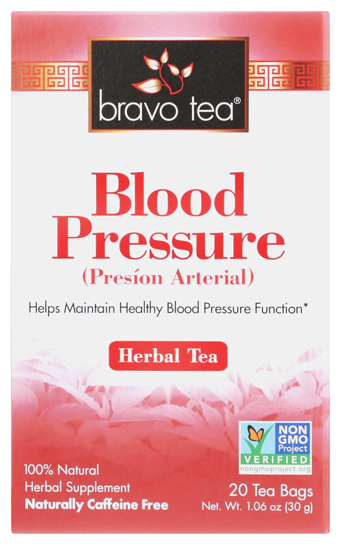 Bravo Tea Blood Pressure Caffeine Free 20 Tea Bags...