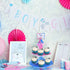 Gender Reveal Cupcake Stand Gender Reveal Party Favors Blue and Pink 3 Tier Cardboard Cake Stand for Girl Boy Party Decorations...