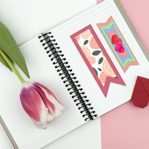 Bookmark Metal Cutting Dies DIY Craft Carbon Steel Embossing Template - 3 Piece Set...