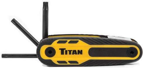 Titan 12772 8-Piece Locking Folding Star Key Set...