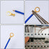 160 Pcs Copper Ring Terminals, M3/M4/M5/M6/M8/M10 Brass Wire Connectors, Open Barrel Wire Ring Cable Lugs Crimp Kit, Brass Copper Ring Crimp Cable...