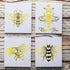 Bee Stencils for Painting Honey Bee Stencil Queen Bee Template Paint Stencils for Painting on Wood Burning Art Craft Canvas Furniture Wall (A5 Bee...