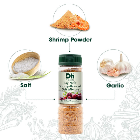 Dh Foods Shrimp Salt Seasoning Spice 4 Oz | No Synthetic Color, No Artificial Preservatives | For Fruits Seafood Vegetables Meat | Suitable For Eu...