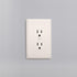 TayMac 2520LA MASQUE Light Almond 1-Gang Duplex Jumbo Electrical Outlet Cover Wall Plate 1-Pack, Replaces Old Wall Plate for Electric Outlet, Home...