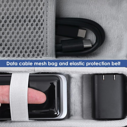 Hard Carrying Case Compatible with Anker Prime Power Bank 20,000mAh Portable Charger and Accessories, Portable Fashion Travel Case......