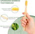Bamboo Toothbrushes (8 Count) BPA Free Soft Bristles Natural Toothbrush Set - Biodegradable & Compostable Eco-Friendly Wooden Toothbrush...