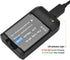 Andoer NP-6L Battery Charger with LED Indicator Light + 2 x NP-6L 3.7V 700mAh Batteries with USB Charging Cable......