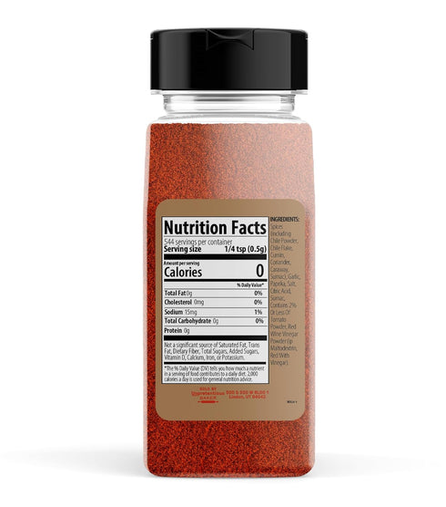 Unpretentious Harissa Seasoning, 2 Cups, Versatile Spice Blend, Smoky Flavor, Bold & Spicy...