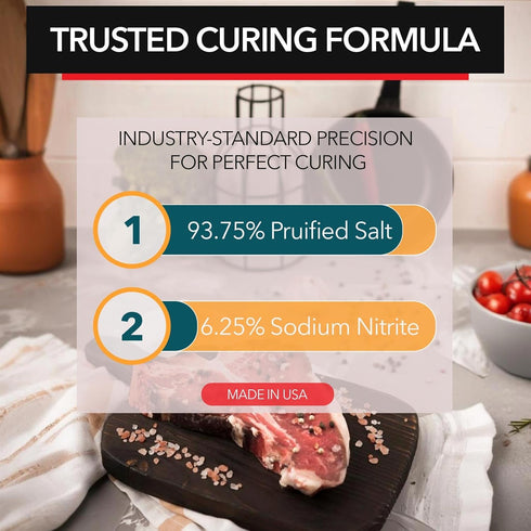 Insta Cure #1, 1 Lb Pink Curing Salt, Prague Powder, Quick Cure For Meat, Sausage, Ham, Bacon, Made In USA - The Sausage Maker®...