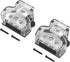 3 Way Power Distribution Block Car Audio Splitter 1x 0 Gauge in / 3X 4 Gauge Out Ground Distribution Block Amp for Automotive Car Boat 2 Pack......