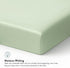 TAFTS 100% Viscose derived from Bamboo Fitted Crib Sheets, Girls, Boys & Unisex, 8 Inch Deep Pocket, Standard Crib & Toddler Mattress, Cooling, So...