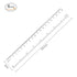 4 Pack Ruler, 30cm Ruler Multi Pack Clear Ruler Plastic Ruler 12 Inch Shatterproof Ruler Shatterproof Metric Ruler Clear Ruler Measuring Ruler Too...