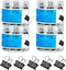 240 Pcs Mini Binder Clips, Small Binder Clips, 15mm Black Clips for office...