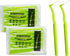32 Count Interdental Brush Cleaners Dental Brushes Toothpick Tooth Flossing Head Oral Dental Hygiene Brush Interdental Angle Brushes with Portable...