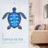Cabilock Metal Sea Turtle Wall Decor Nautical Ornaments 3D Metal Hanging Decor Beach Sculptures Home Decor for Home Indoor Backyard Patio Garden B...