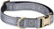 Reflective Dog Collar,Metal Buckle Soft Neoprene Padded Breathable Nylon Pet Collar Adjustable for Small Medium Large Boys Girls Dogs (Grey, Small...