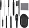 Hearing Aid Cleaning Kit 11 pcs Hearing Amplifier Cleaning Tools Headset Earbuds Earphones Cleaning Brushes with Case...