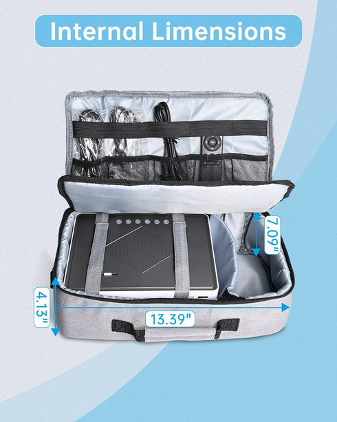 Projector Bag Mini Projector Case Portable Case for Mini Projector and Accessories...
