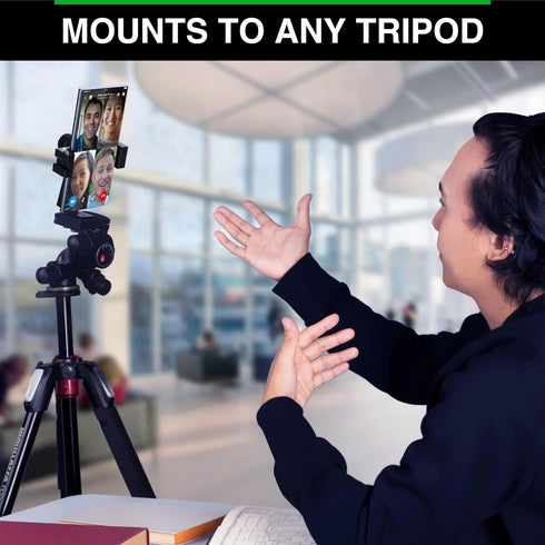 Metal Phone Tripod Mount - UniMount 360 Pro Heavy Duty iPhone Tripod Mount with Bluetooth Remote Shutter...