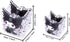 Anime Kuromi Desktop Desk Office Supplies Container Ceramics Pen Holder for Desk Cute Pencil Cup Pot Makeup Brush Holder Mini Box S...