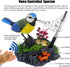 Tipmant Cute Electronic Birds Toys Pets Simulation Realistic Move Chirp Electric Office Home Desk Decor Decoration Kids Birthday Gifts (Blue & Yel...